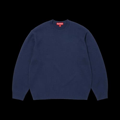 Supreme Pilled Sweater 'Navy'