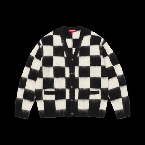 Supreme Checkerboard Cardigan 'Black'