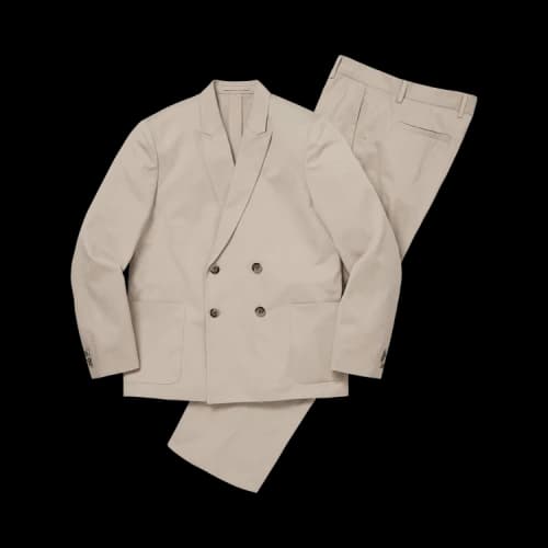 Supreme Sea Island Cotton Suit 'Stone'