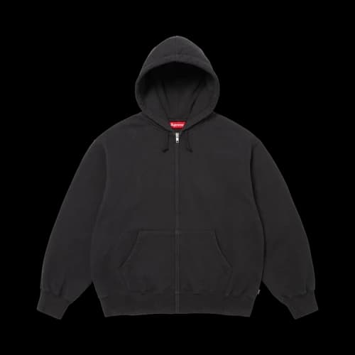 Supreme Cut Out Zip Up Hooded Sweatshirt 'Black'