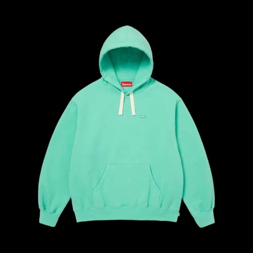 Supreme Small Box Drawcord Hooded Sweatshirt 'Mint'