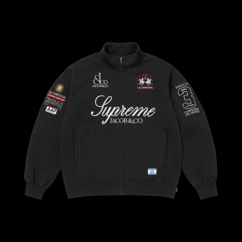 Supreme x La Martina/Jacob & Co Zip Up Sweatshirt 'Black'