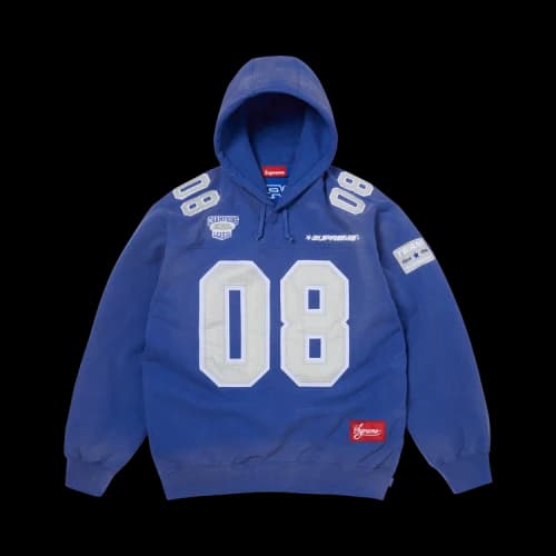 Supreme Jersey Hooded Sweatshirt 'Royal'