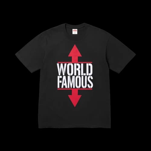Supreme World Famous Tee 'Black'