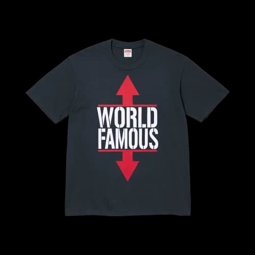 Supreme World Famous Tee 'Navy'