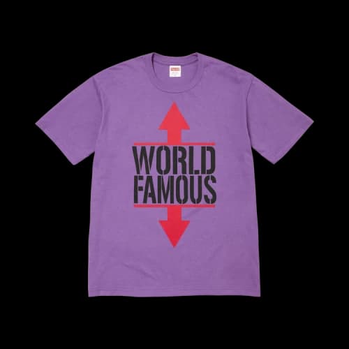 Supreme World Famous Tee 'Purple'