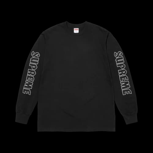 Supreme x Spitfire Long-Sleeve Tee 'Black'