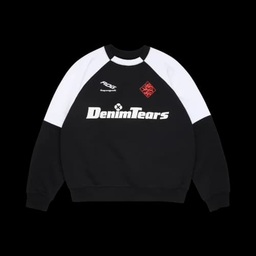 Denim Tears Dt Sport Color Blocked Crewneck 'Black'