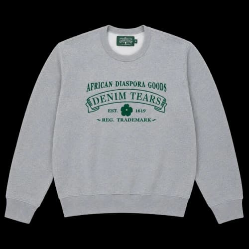 Denim Tears ADG Crewneck 'Grey/Green'