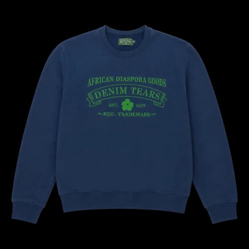 Denim Tears ADG Crewneck 'Navy/Green'