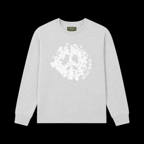 Denim Tears Peace Wreath Crewneck 'Grey/White'
