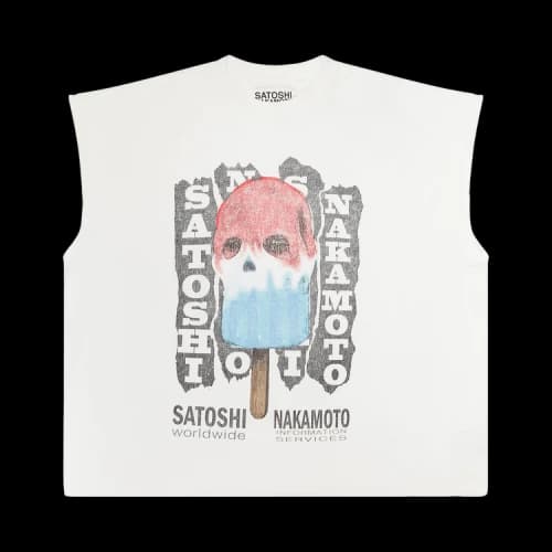 Satoshi Nakamoto Info Services Tee 'White'