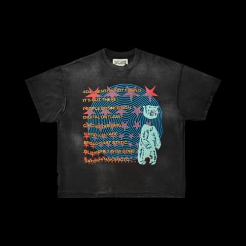 Satoshi Nakamoto Overdrive T-Shirt 'Washed Black'