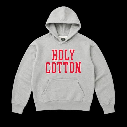 Denim Tears Holy Cotton Hoodie 'Grey/Red'
