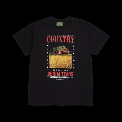Denim Tears Adg Country Tee 'Black'