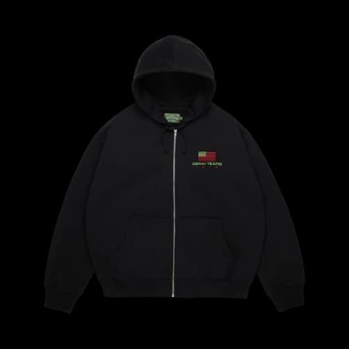 Denim Tears Pan African Zip Hoodie 'Black'