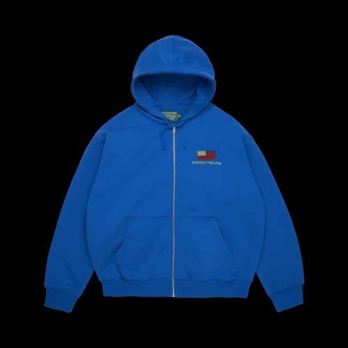 Denim Tears Pan African Zip Hoodie 'Blue'