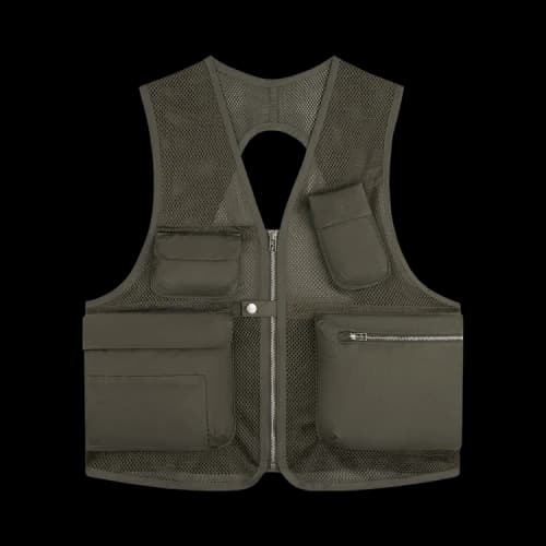 Aimé Leon Dore Nylon Utility Vest 'Kalamata'