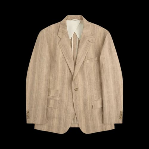 Aimé Leon Dore Single-Breasted Safari Suit Jacket 'Multicolor'