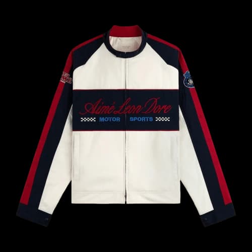 Aimé Leon Dore Nylon Moto Jacket 'Pristine'