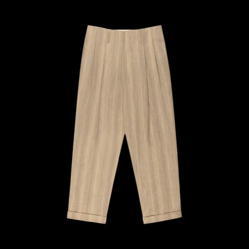 Aimé Leon Dore Double Pleated Safari Suit Trouser 'Multi'