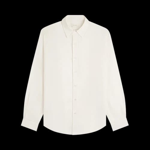 Aimé Leon Dore Long-Sleeve Linen Shirt 'Pristine'