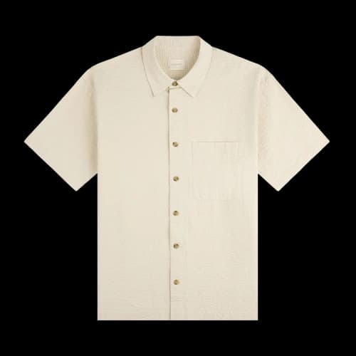 Aimé Leon Dore Short-Sleeve Seersucker Shirt 'Pristine'