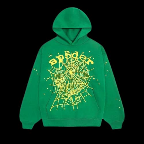 Sp5der Star OG Web V2 Hoodie 'Slime Green'