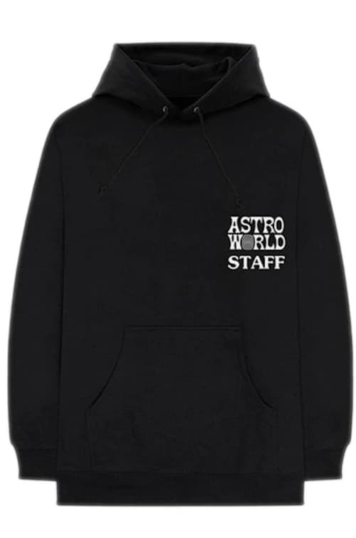 Travis Scott Astroworld Staff Hoodie Black