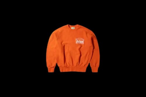 Aries Premium Temple Sweatshirt Orange