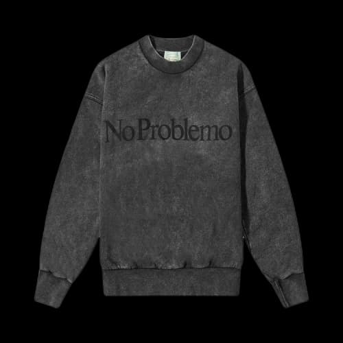 Aries No Problemo Acid Sweatshirt 'Black'