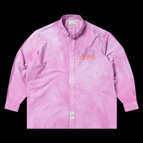 Aries OD Oxford Stripe Shirt 'Pink'