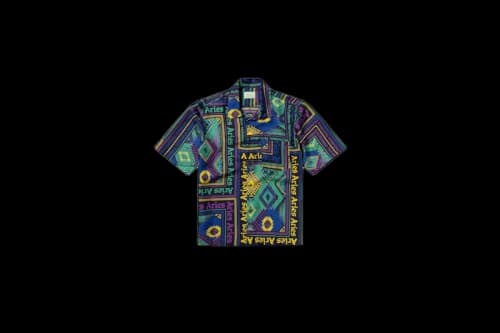 Aries Scarf Print Silk Shirt Multi