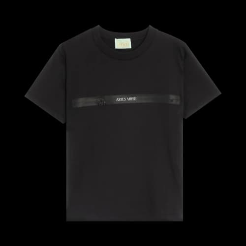 Aries Arise Shrunken Zip T-Shirt 'Black'