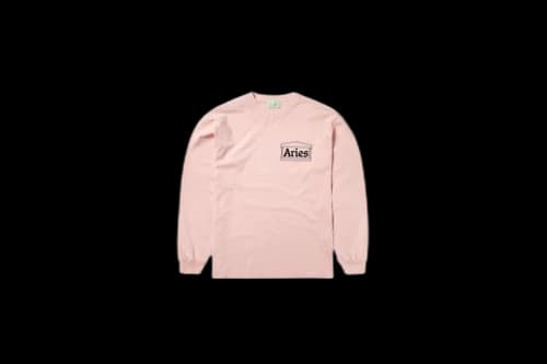 Aries Temple L/S L/S T-shirt Pink