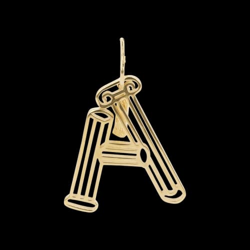 Aries Broken Column Earring 'Gold'