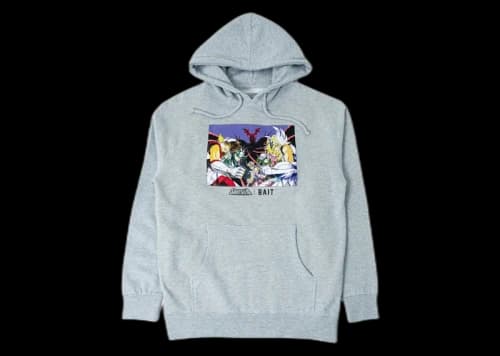 BAIT x Saint Seiya Group Zodiac Hoodie Gray