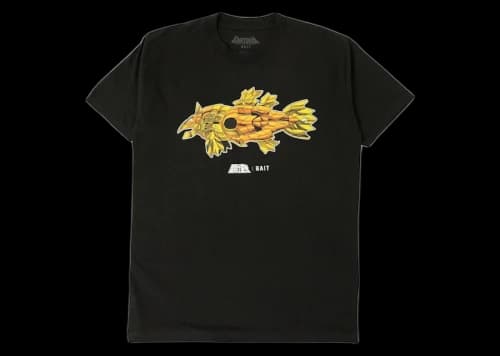 BAIT x Saint Seiya Pisces Gold Tee Black