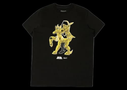BAIT x Saint Seiya Saggitarius Gold Tee Black