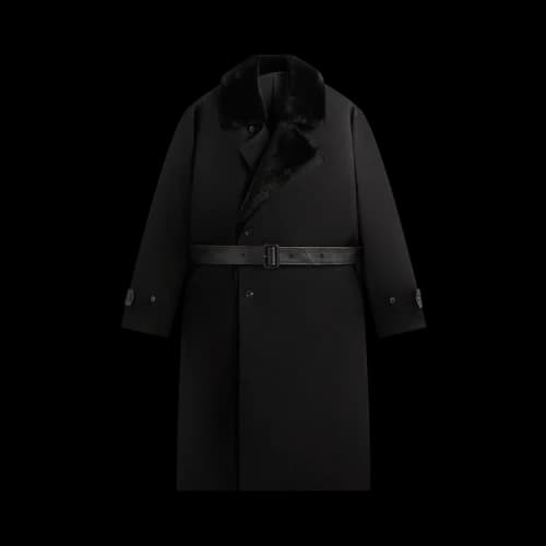 Kith 101 For Ssstein Double Lapeled Double Breasted Coat 'Black'