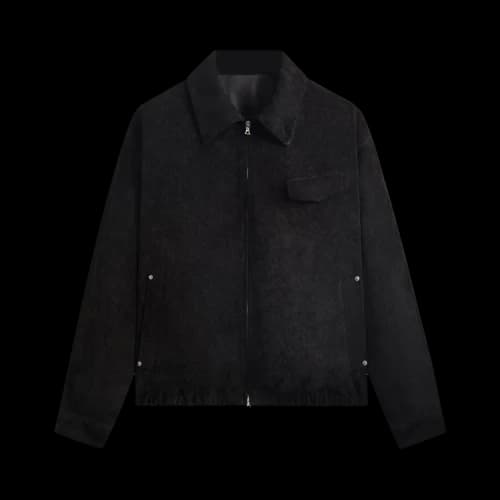 Kith 101 For Ssstein Suede Zip Front Jacket 'Black'