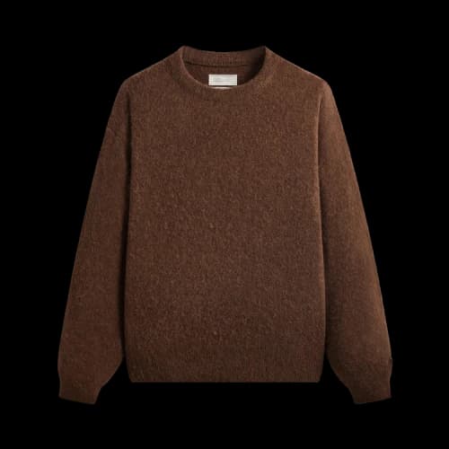 Kith 101 For Ssstein Wool Alpaca Knit Crewneck Pullover 'Mulch'
