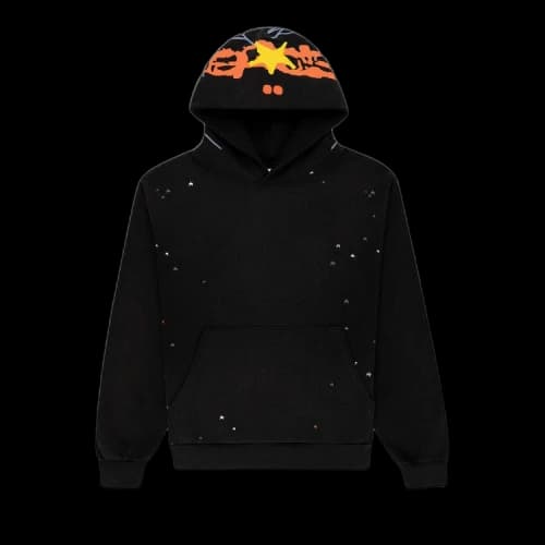 Sp5der Heavy Web Hoodie 'Black'