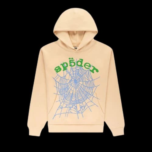 Sp5der OG Web V2 Hoodie Cream