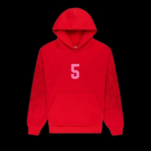 Sp5der Stadium Hoodie 'Red'