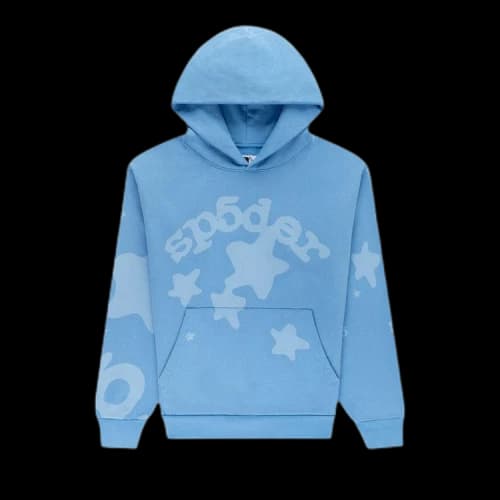 Sp5der Beluga V2 Hoodie Dusty Blue