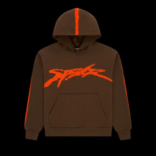 Sp5der Screaming Eagle Hoodie 'Brown'