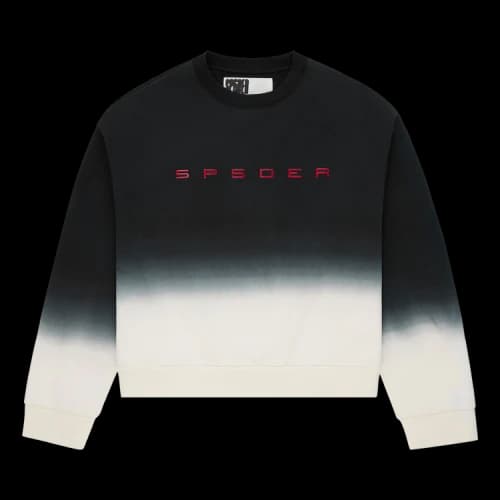 Sp5der Gradient Crewneck 'Black'