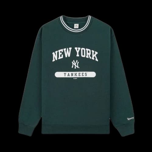 Sporty & Rich League Crewneck 'Forest'