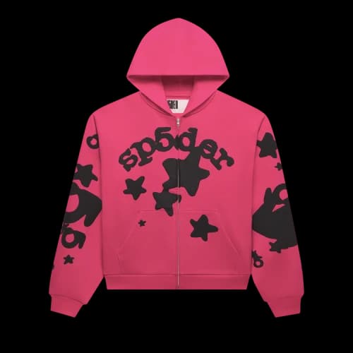 Sp5der Beluga Zip Up 'Pink'